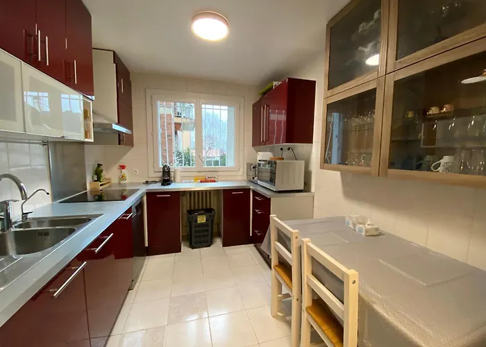 Auber Modern Big Apartment With Parking 12 Minutes From Metro